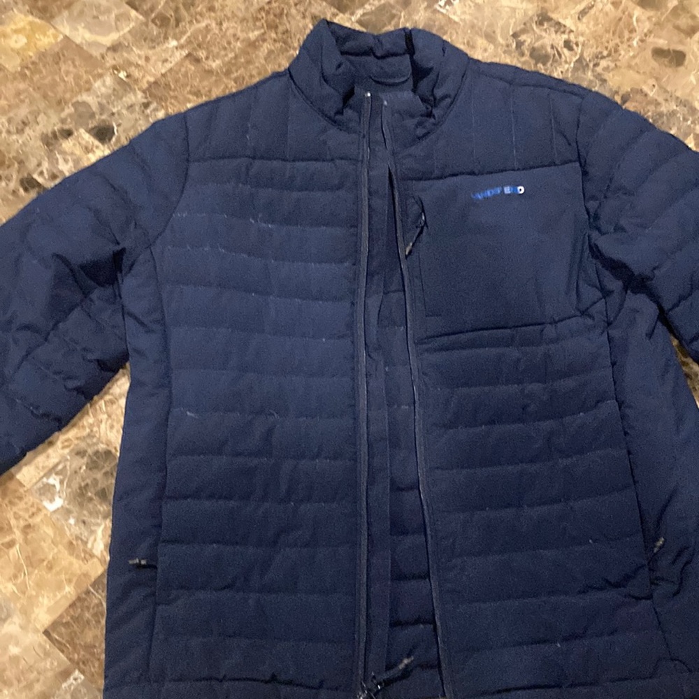 Lands end mens down puffer winter jacket